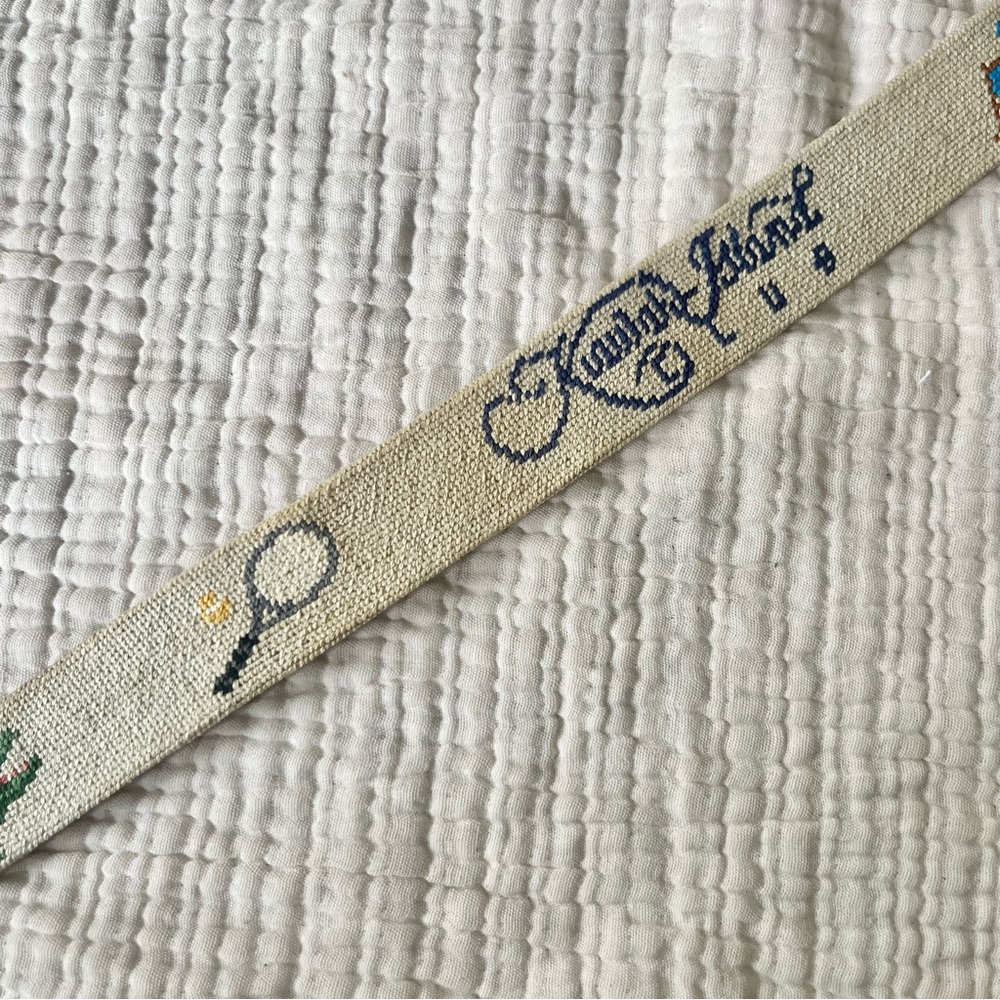 Kiawah Island Smathers & Branson Golf Motif Belt w original box - Picture 4 of 12
